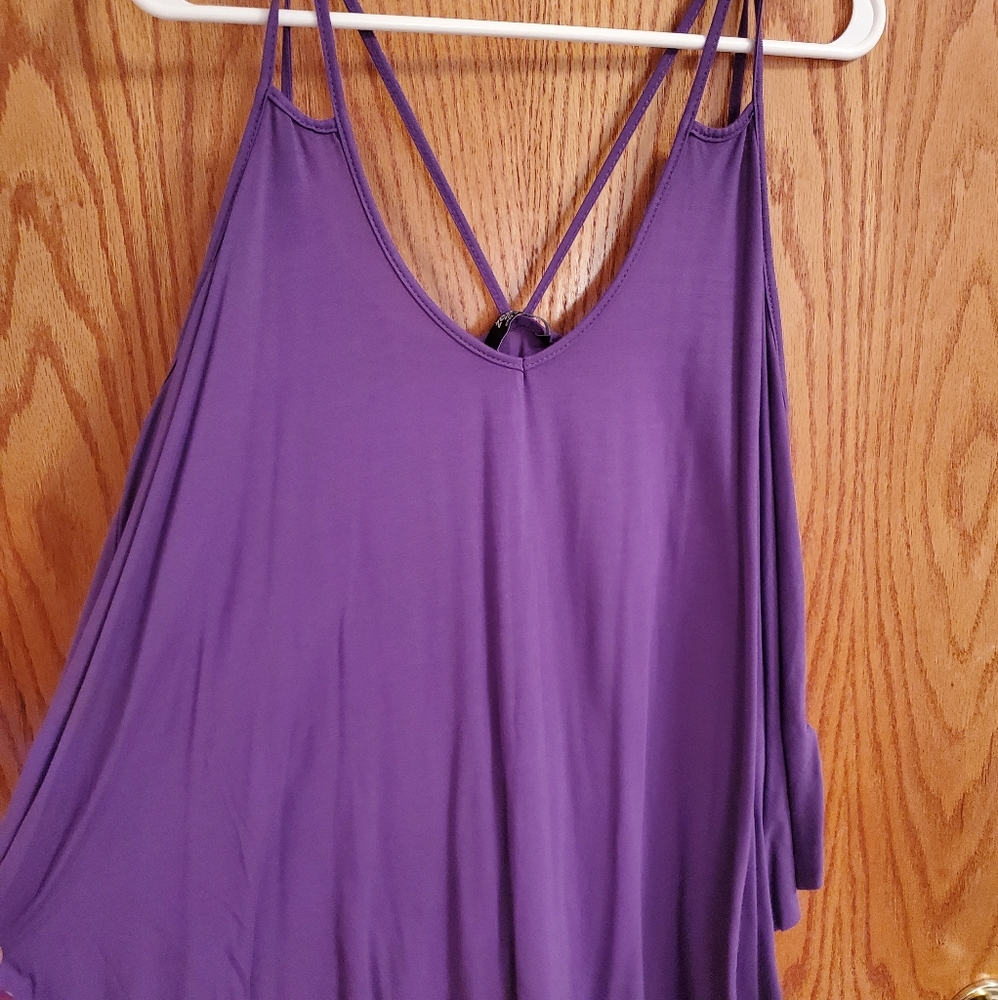Purple tank top XL